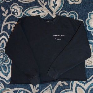 House of 950 black crop oversize sweatshirt XL